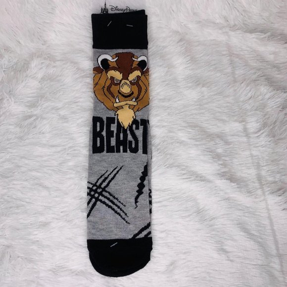 Disney Parks Beauty and the Beast Beast Socks - Picture 2 of 4